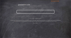Desktop Screenshot of genuinebox.com